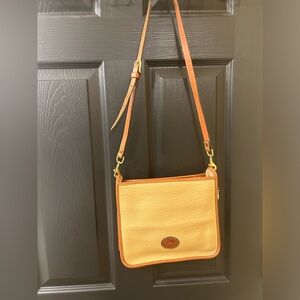 Dooney & Bourke Tan Leather Crossbody Bag